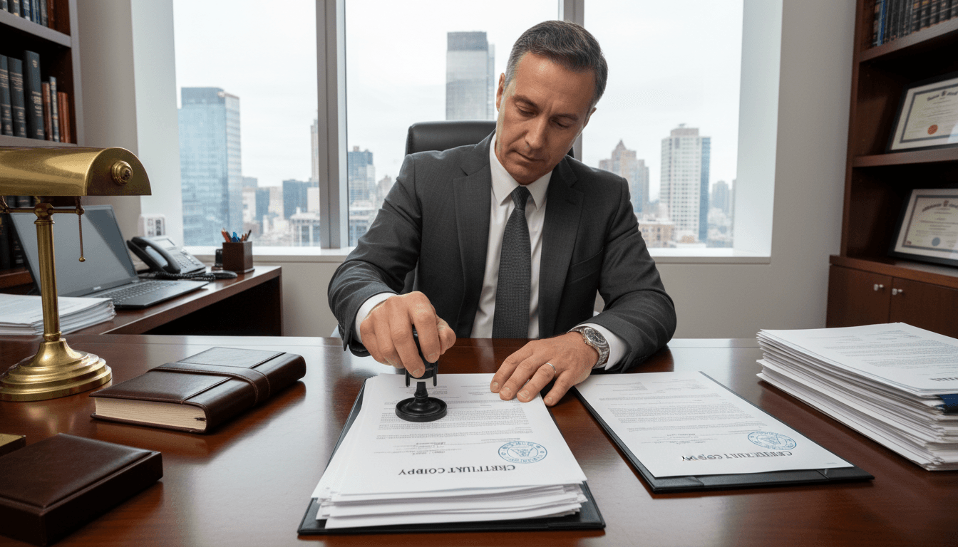 Servicios notariales